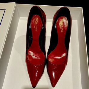 Authentic Sergio Rossi Ruby Red Pump